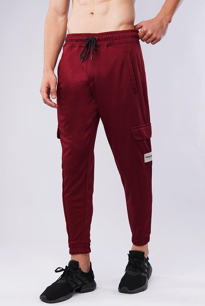 Cargo Jogger Pants - Maroon - Mendeez PK