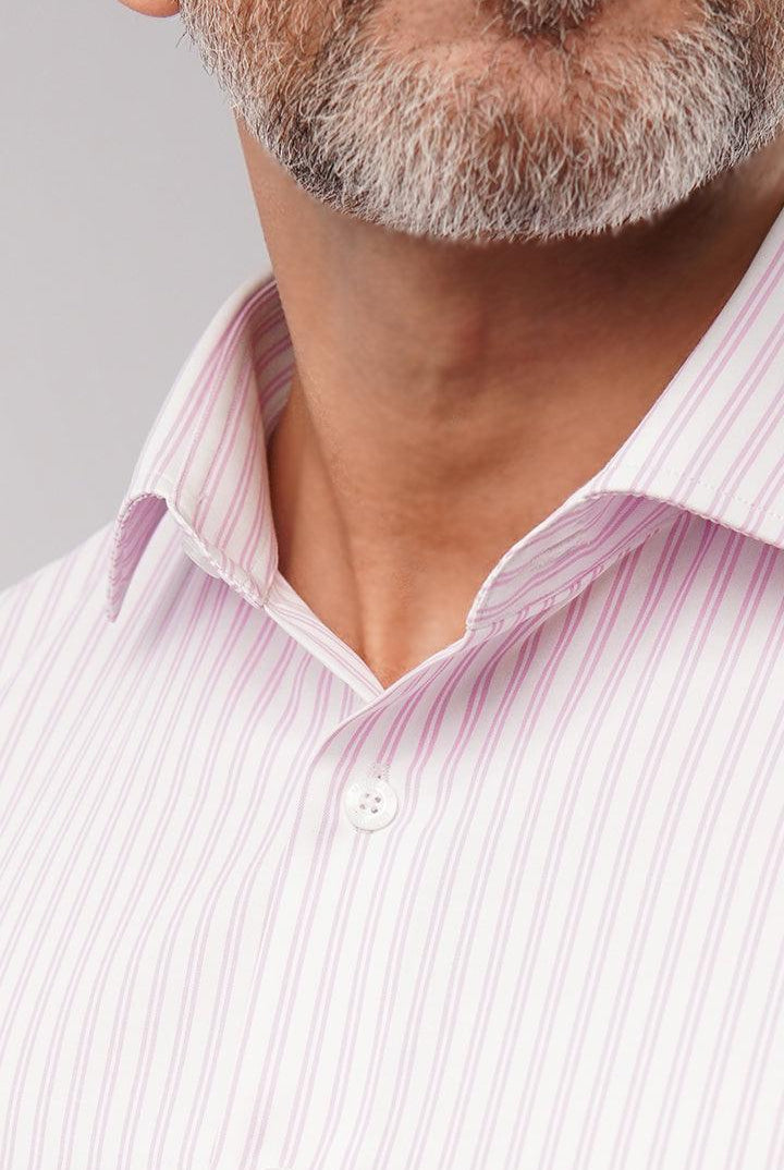 Striped Shirt - Pink - Mendeez