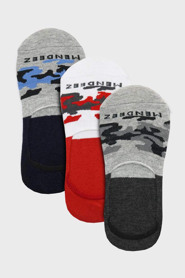 No Show Socks - Camo 3 Pack - Mendeez