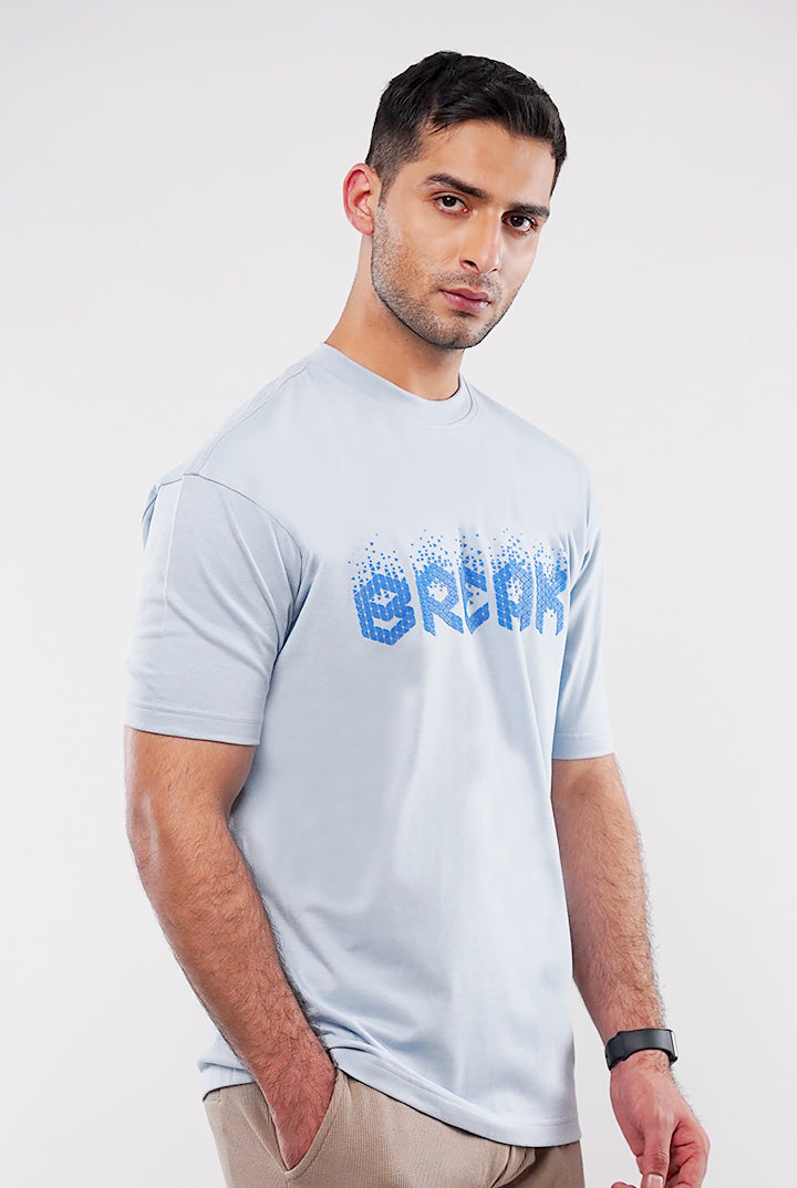 Oversized T-Shirt - Sky Blue - Mendeez