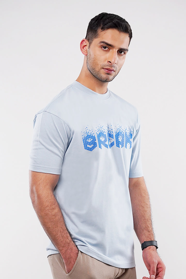 Oversized T-Shirt - Sky Blue - Mendeez
