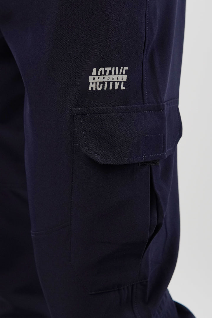 Cargo Jogger Pants - Navy Blue - Mendeez