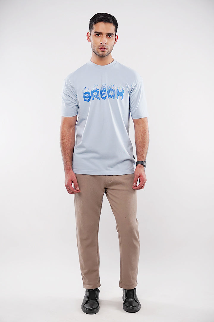 Oversized T-Shirt - Sky Blue - Mendeez