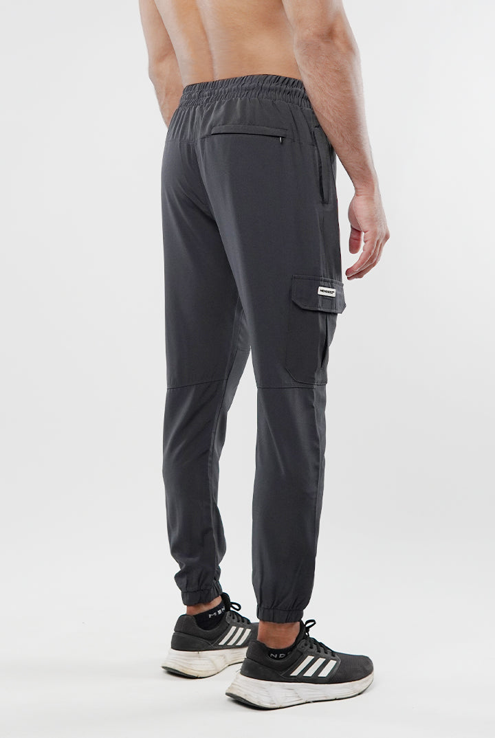 Cargo Jogger Pants - Grey - FA - Mendeez