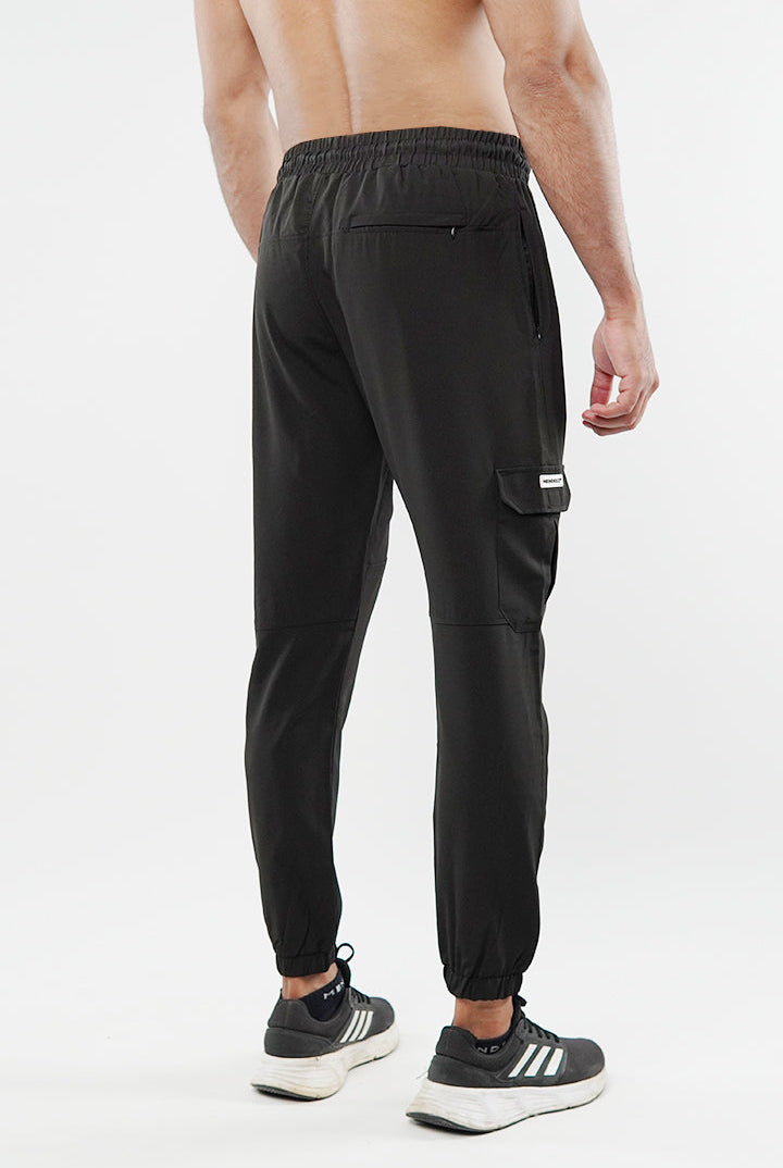 Cargo Jogger Pants - Black - Mendeez