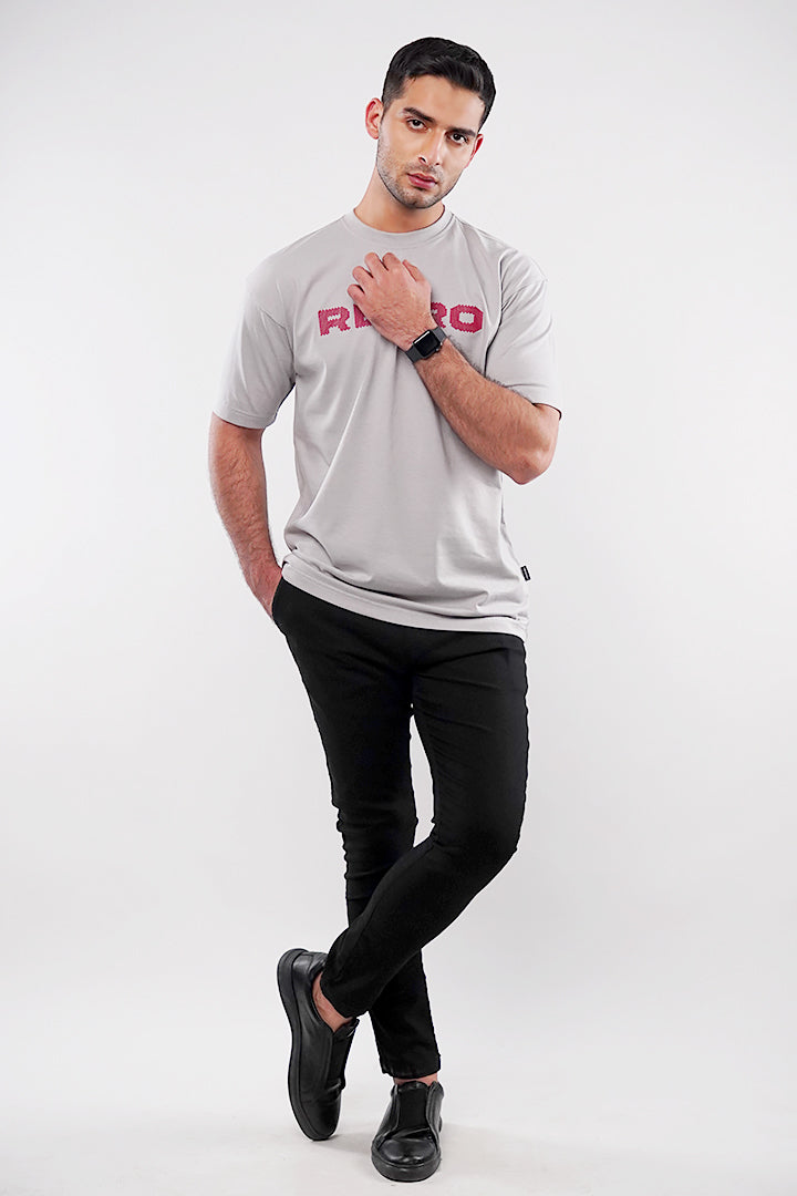 Oversized T-Shirt - Grey - Mendeez