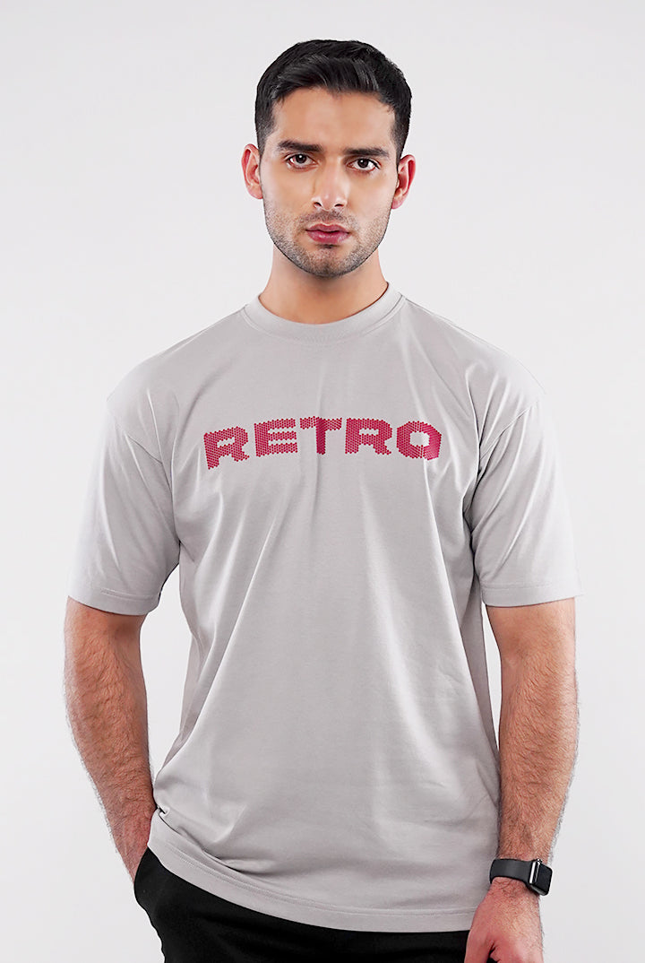 Oversized T-Shirt - Grey - Mendeez