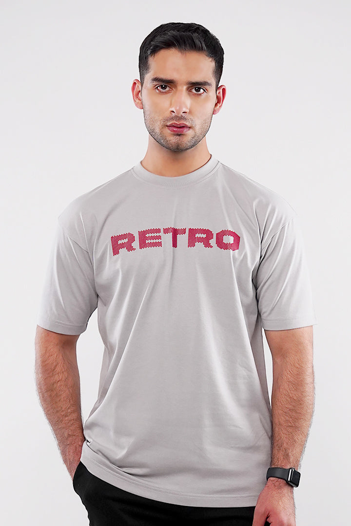 Oversized T-Shirt - Grey - Mendeez