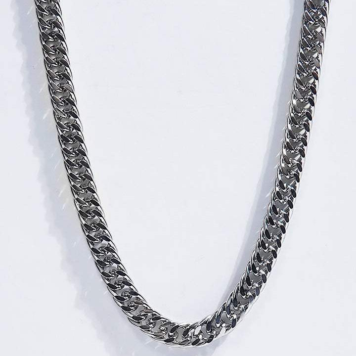 Miami Cuban Link Chain - Silver - Mendeez