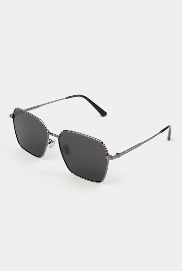 Simon Square Sunglasses - Black - Mendeez