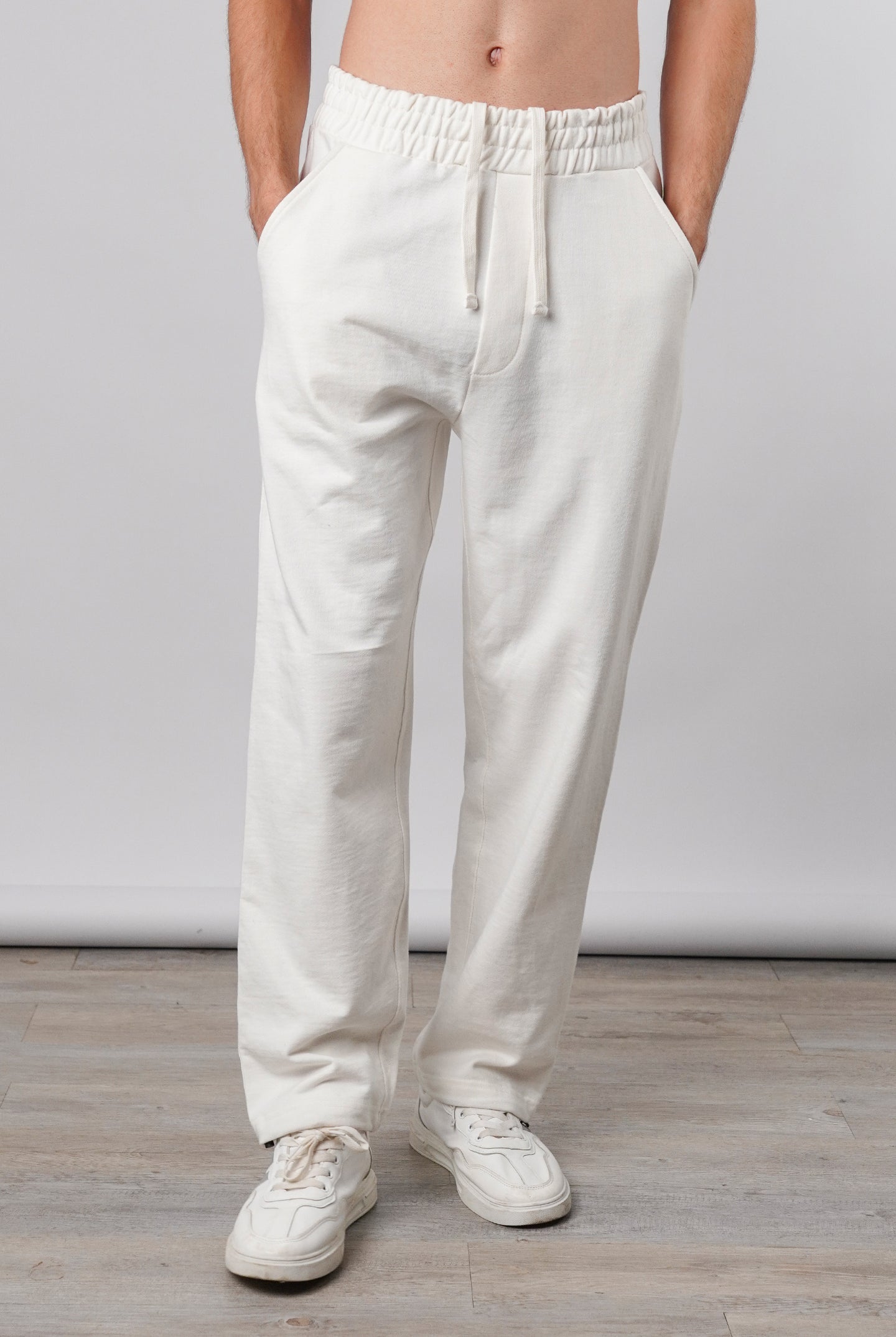 Jogger Pants - White - Mendeez