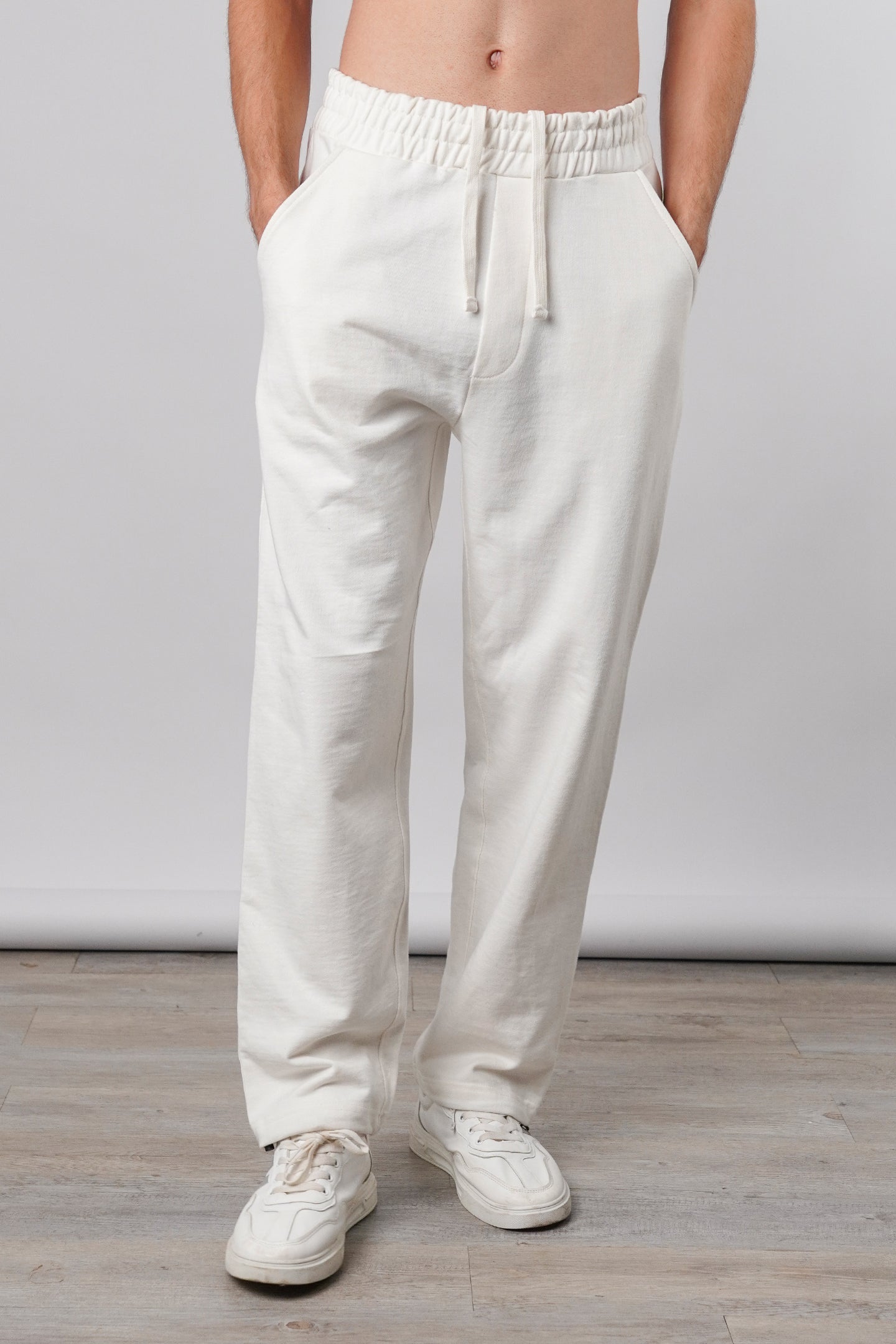 Jogger Pants - White - Mendeez