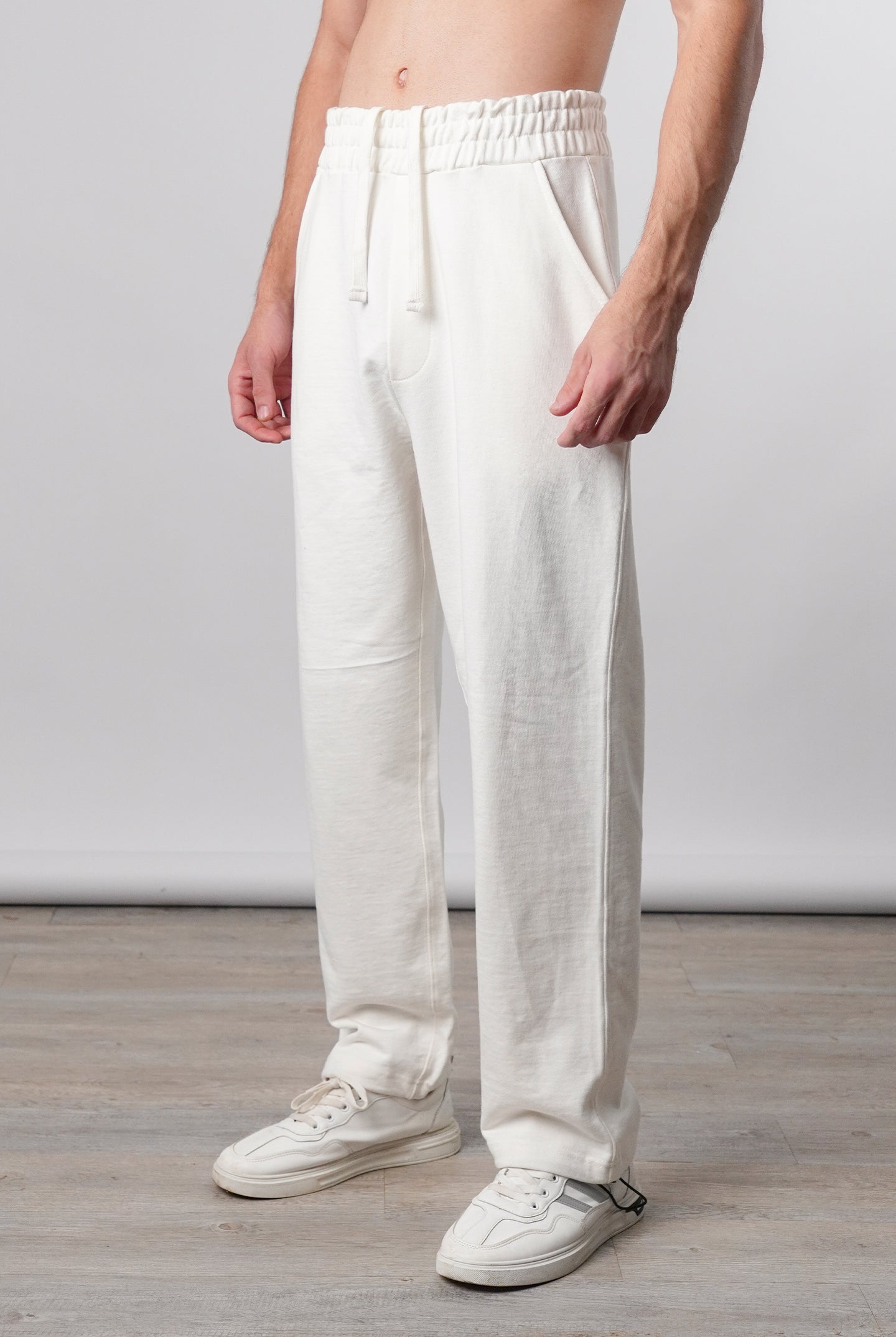 Jogger Pants - White - Mendeez