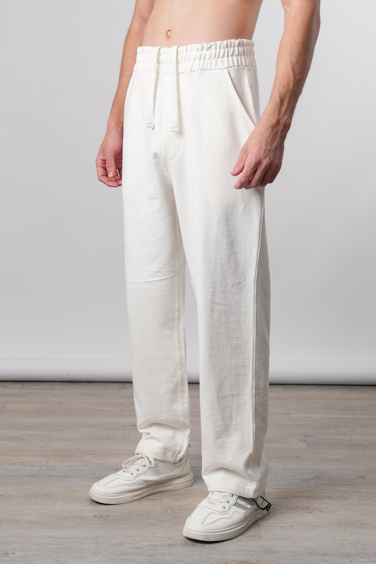 Jogger Pants - White - Mendeez