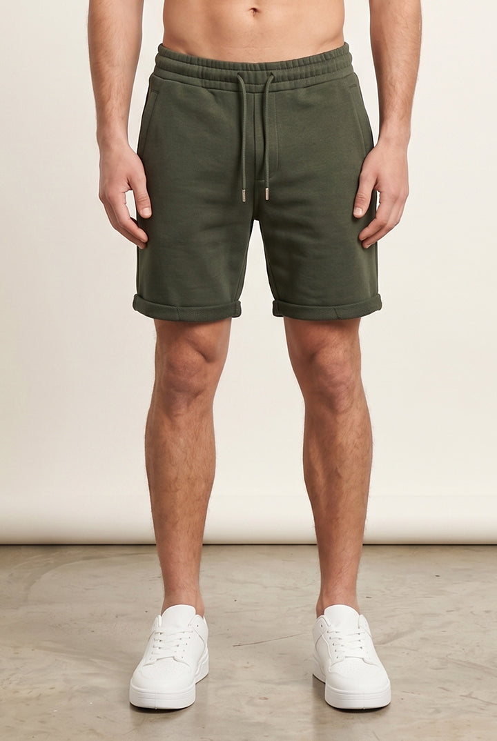 Shorts - Olive Green-1-MENDEEZ