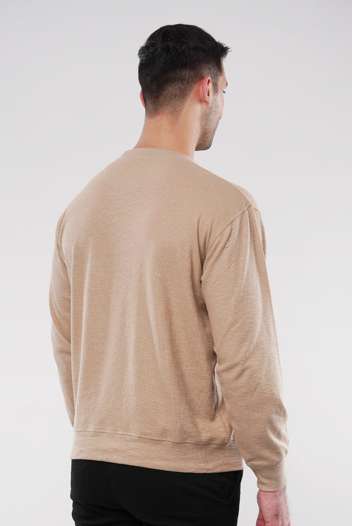 Thermal Sweatshirt - Sand - Mendeez