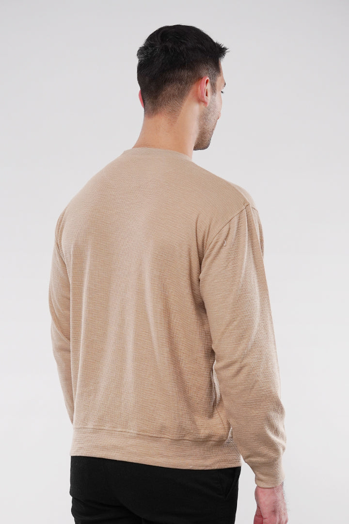 Thermal Sweatshirt - Sand - Mendeez