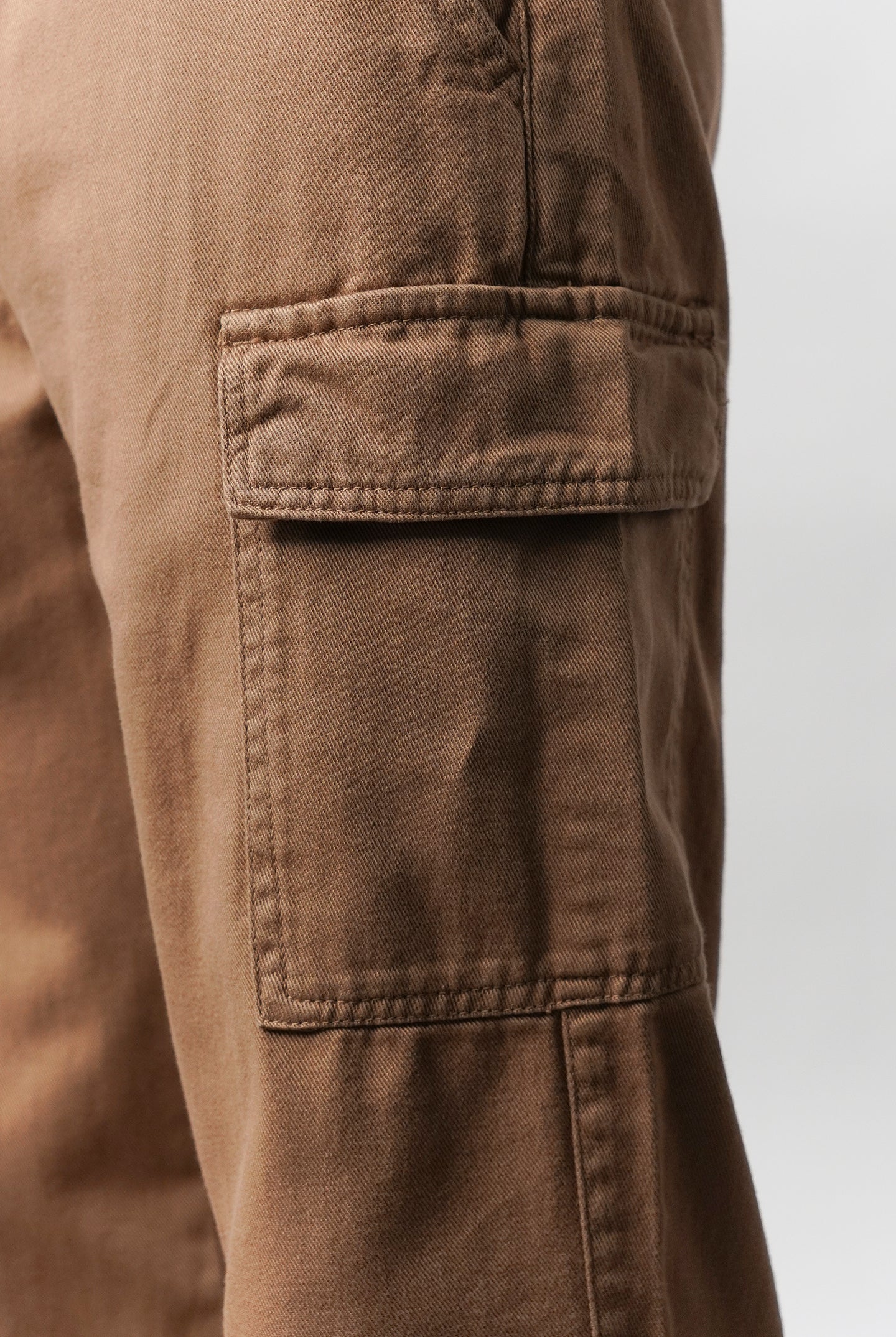 Loose Fit Cargo  - Brown - Mendeez