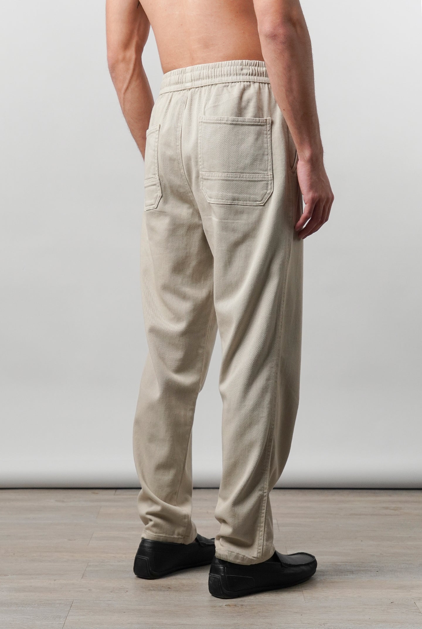 Straight Jogger Pants - Sand - Mendeez