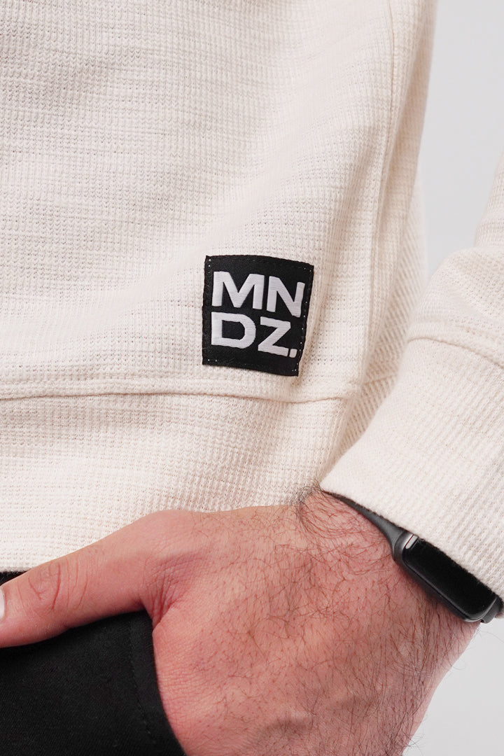 Thermal Sweatshirt - Cream - Mendeez