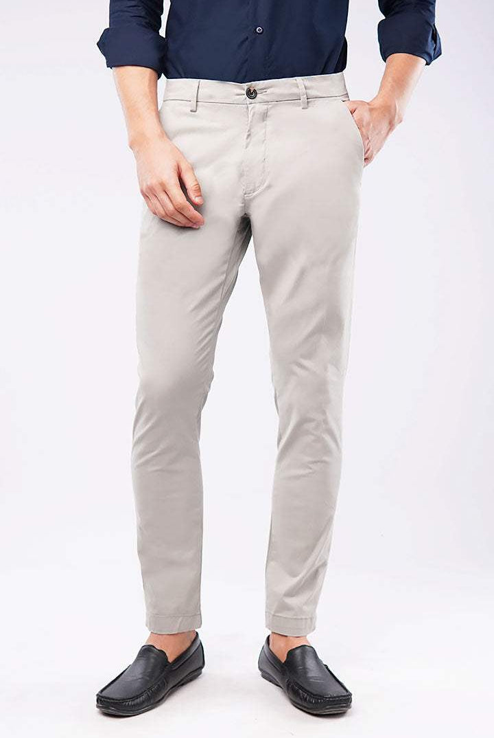 Slim Fit Chinos - Sage Green - Mendeez