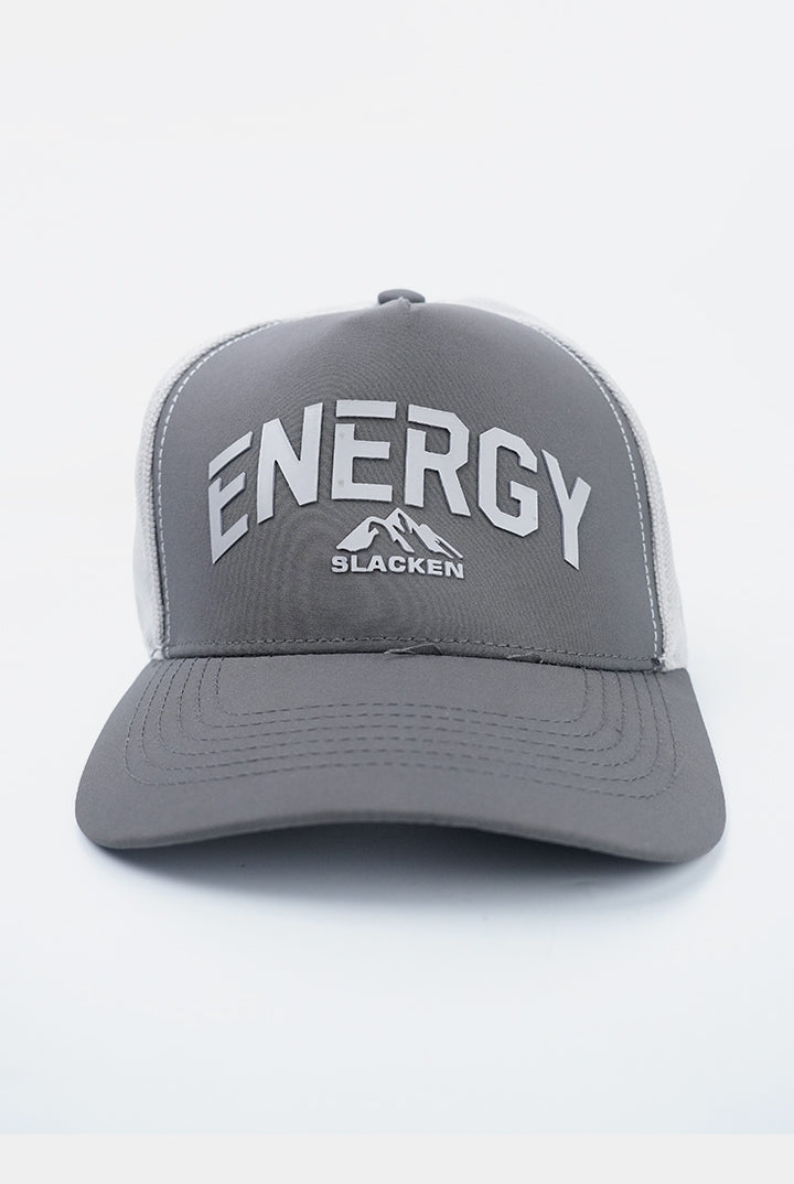 Energy Mountain Trucker Cap - Grey-2-MENDEEZ