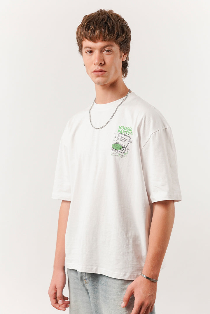Box Fit Tee - White - Mendeez
