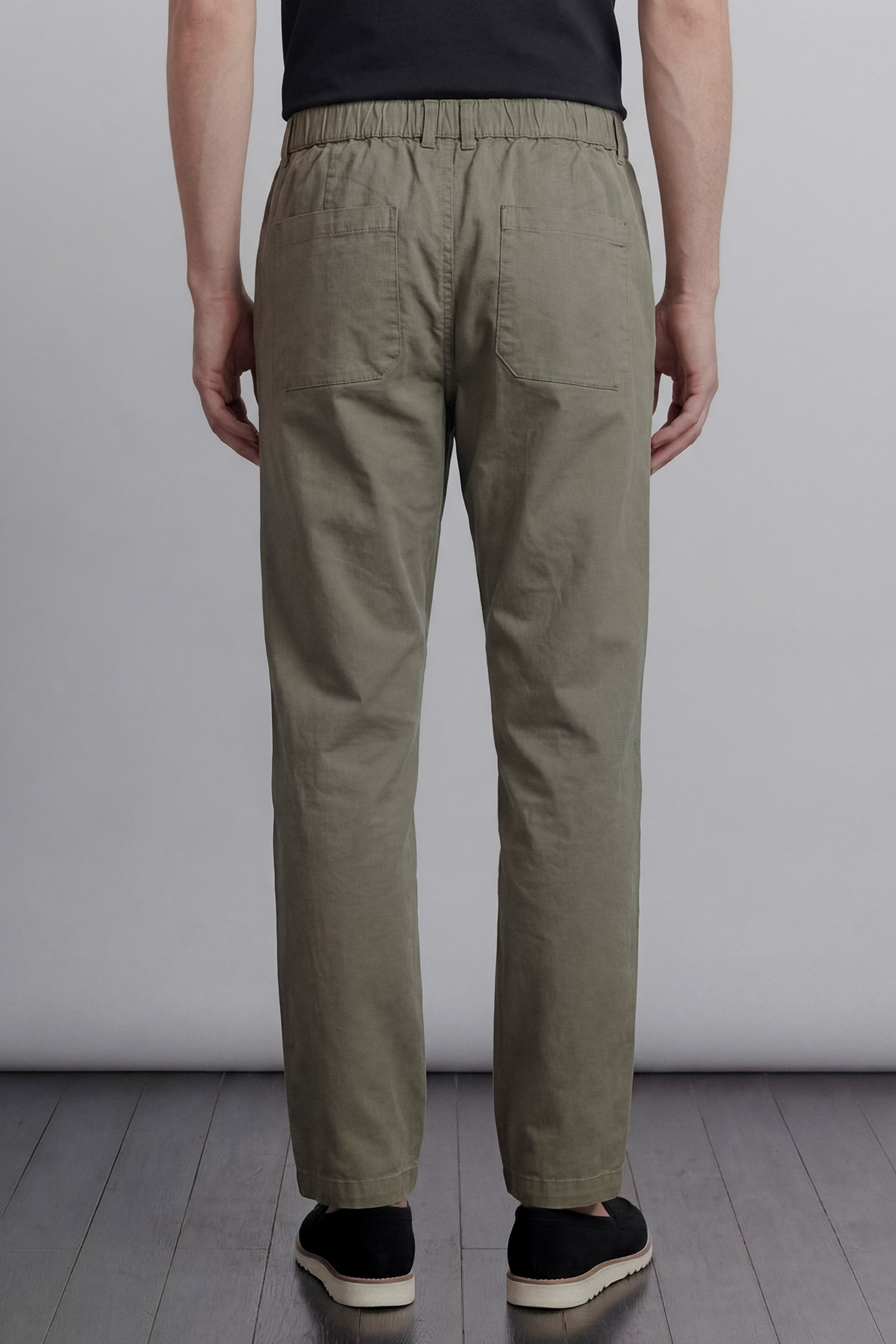 Classic Straight Pants - Sage Green - Mendeez