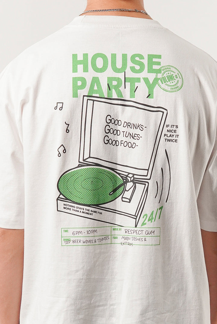 Box Fit Tee - White - Mendeez