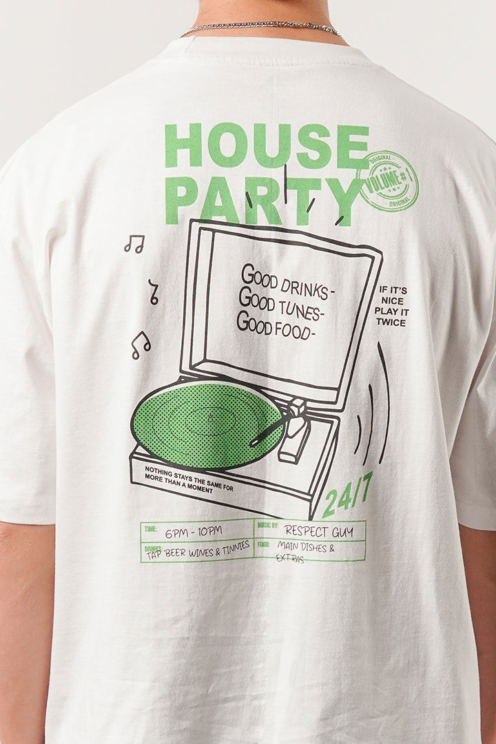 Box Fit Tee - White - Mendeez