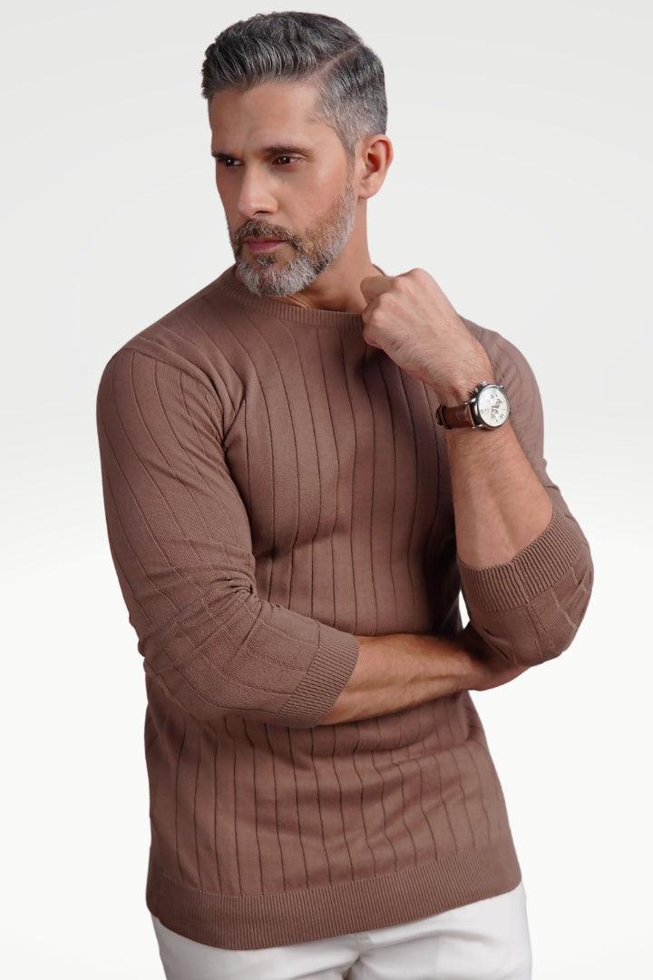 Dusty Pink Drop Needle Sweatshirt - Mendeez PK