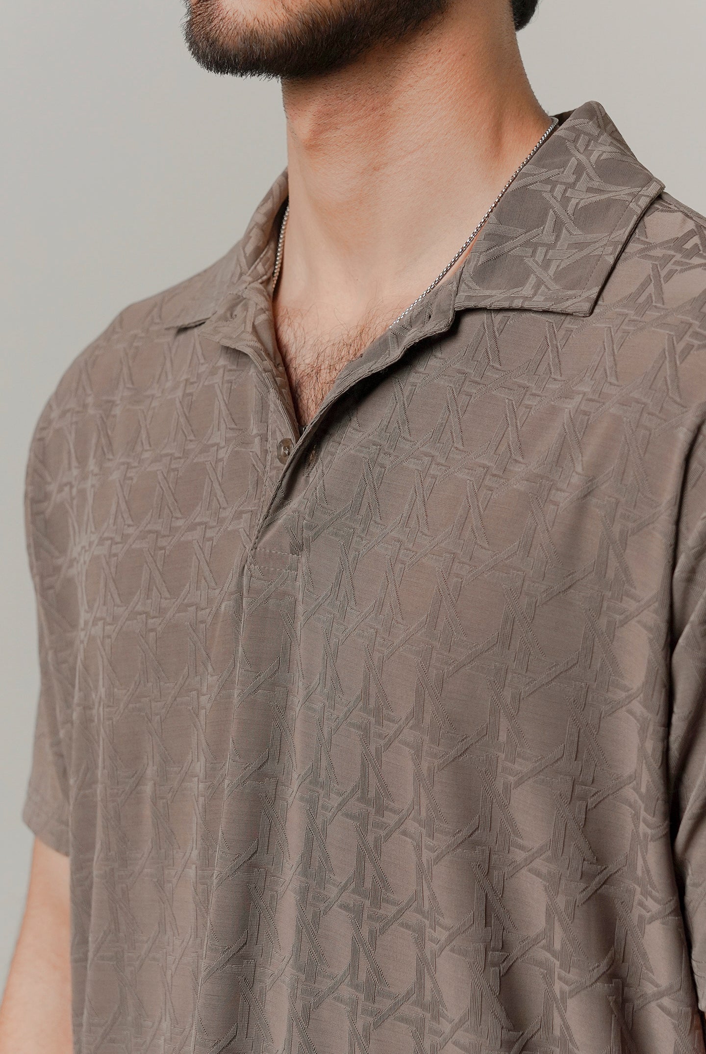 Sports Polo - Brownish Grey - Mendeez