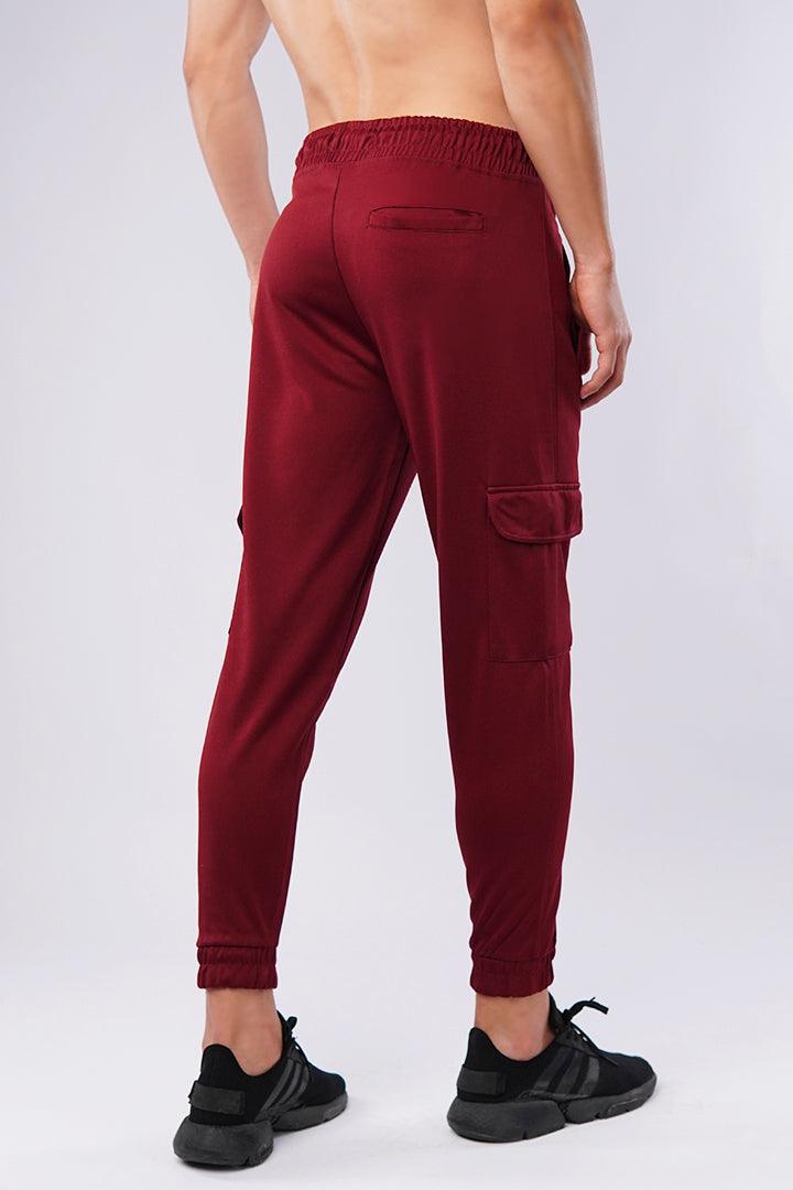 Cargo Jogger Pants - Maroon - Mendeez PK