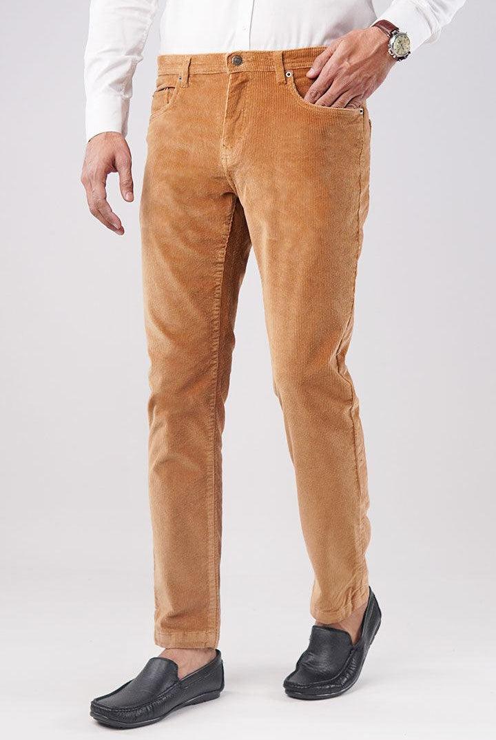 Sahara Camel Corduroy Pants - Mendeez PK