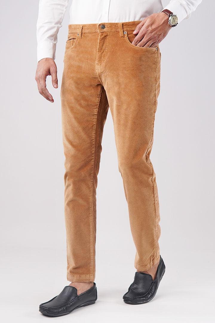 Sahara Camel Corduroy Pants - Mendeez PK
