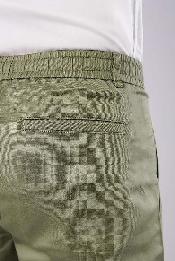 Pleated Pant - OLIVE - Mendeez PK