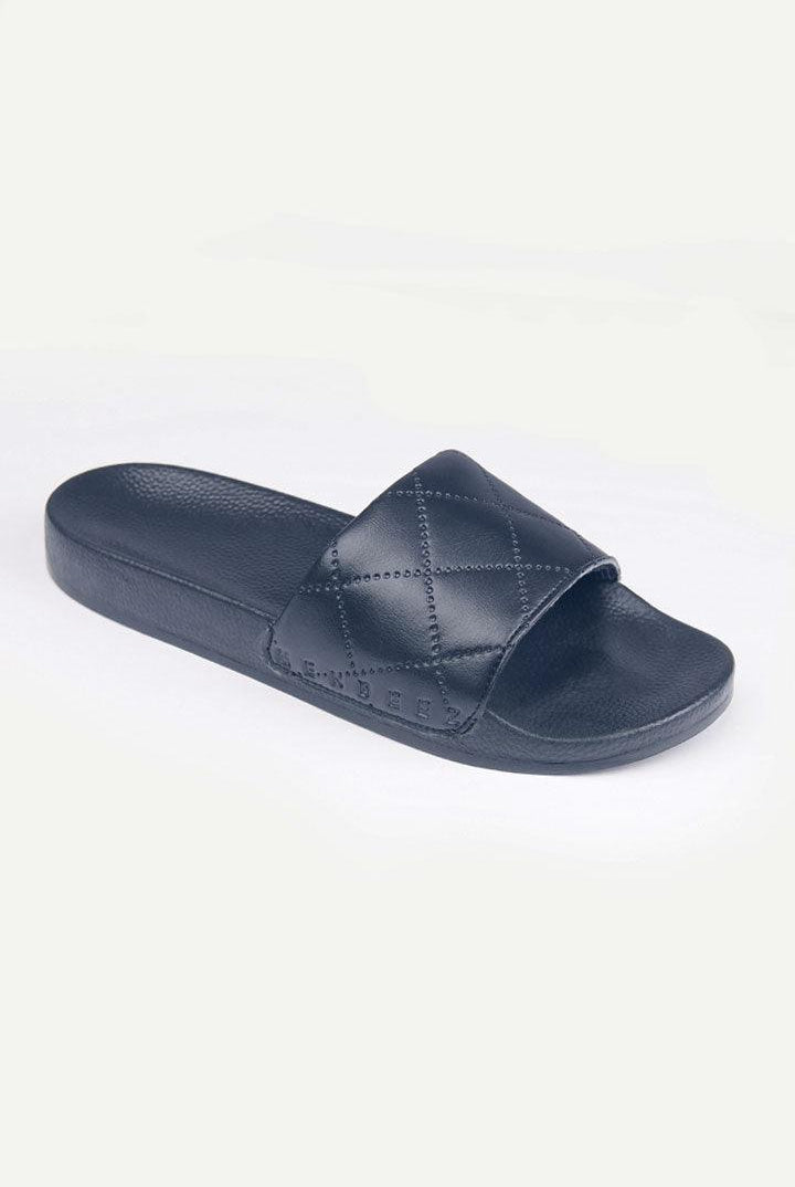 Pattern Slides - Navy Blue - Mendeez