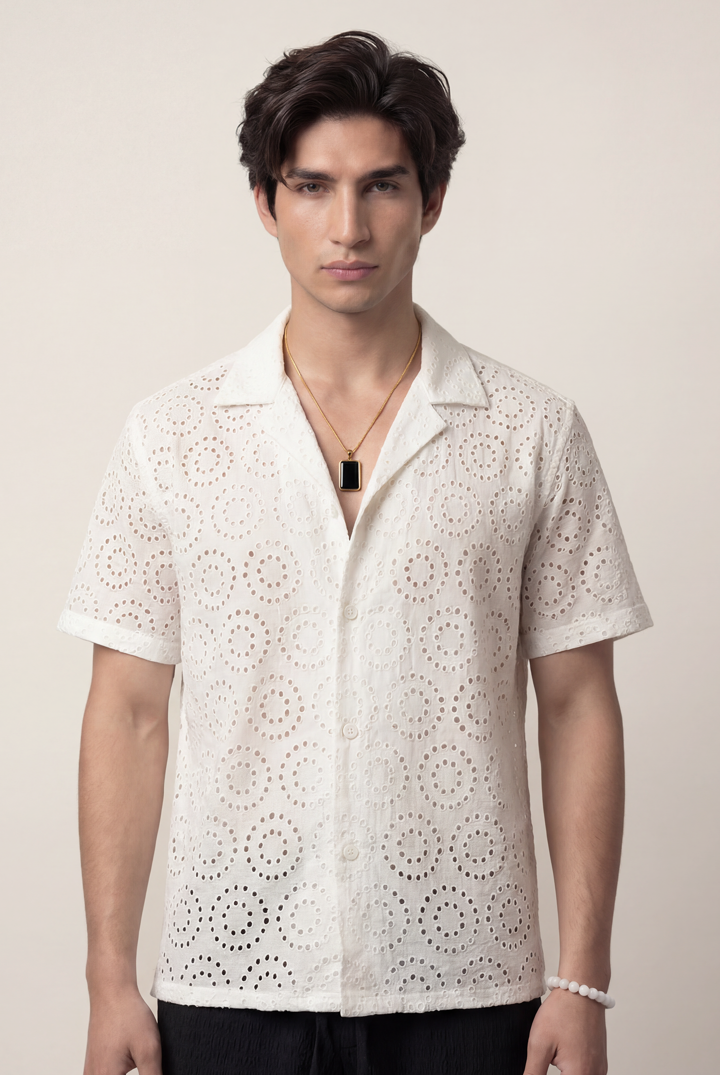 Cuban Shirt - White - Mendeez