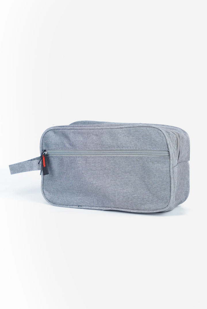 Vanguard Dual-Compartment Toiletry Kit – Ash Grey - Mendeez