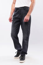 Straight Fit Denim - Faded Black - Mendeez