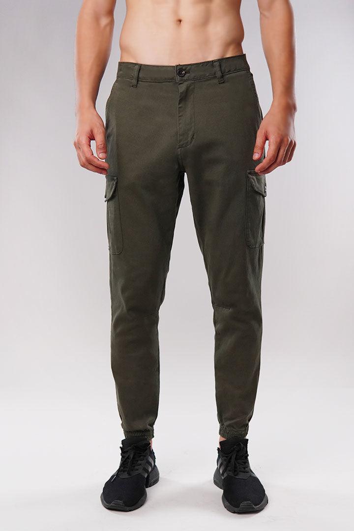 Olive Cargo Pants - Mendeez PK