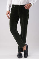 Forest Green Corduroy Pants - Mendeez PK