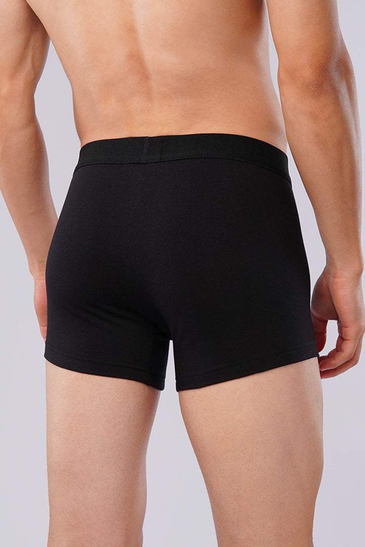 Boxer Trunk - Black, Navy Blue & Charcoal Grey Pack Of 3 - Mendeez