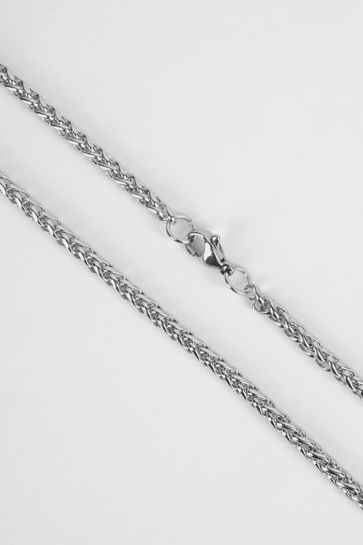 Wheat Link Chain - Silver - Mendeez