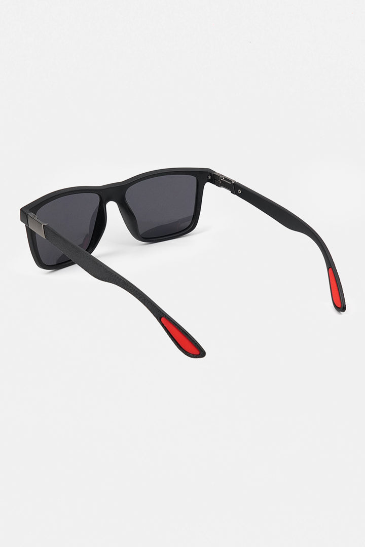 Square Wayfarer Sunglasses - Black - Mendeez