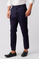 Straight Fit Chinos - Navy Blue - Mendeez