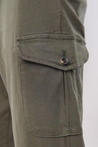 Olive Cargo Pants - Mendeez PK