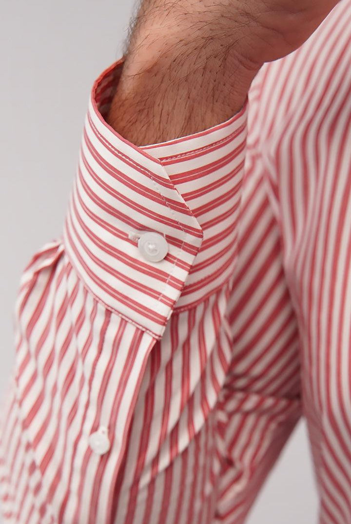 Striped Shirt - Red & White - Mendeez