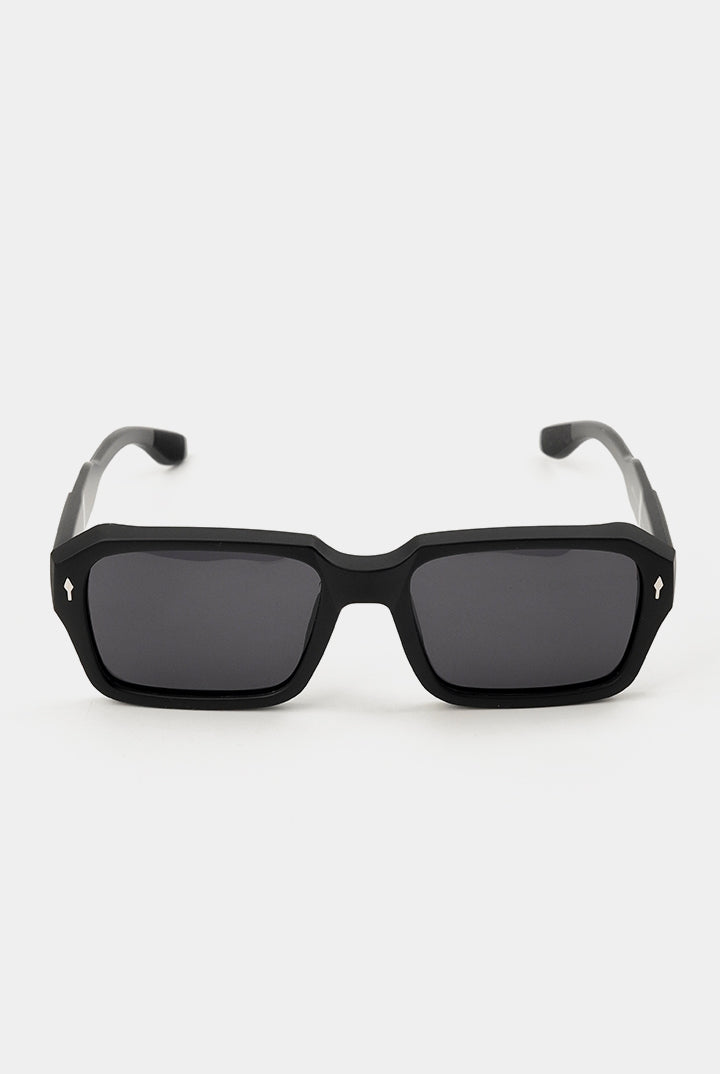 Rectangle Sunglasses - Black - Mendeez