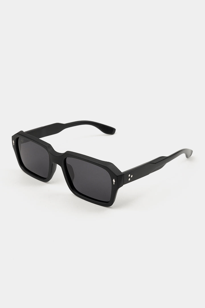 Rectangle Sunglasses - Black - Mendeez